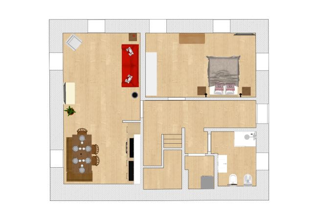 Ferienwohnung in Rocca Pietore - Ciesa dela Maestra 1ªA Ferienwohnung in Rocca Pietore - Ciesa dela Maestra 1ªA