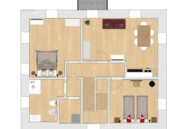 Ferienwohnung in Rocca Pietore - Ciesa dela Maestra 2ªB Ferienwohnung in Rocca Pietore - Ciesa dela Maestra 2ªB
