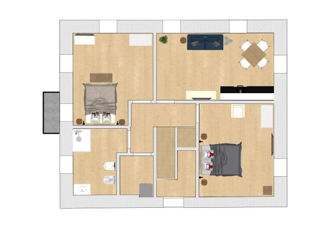 Ferienwohnung in Rocca Pietore - Ciesa dela Maestra 4ªD Ferienwohnung in Rocca Pietore - Ciesa dela Maestra 4ªD